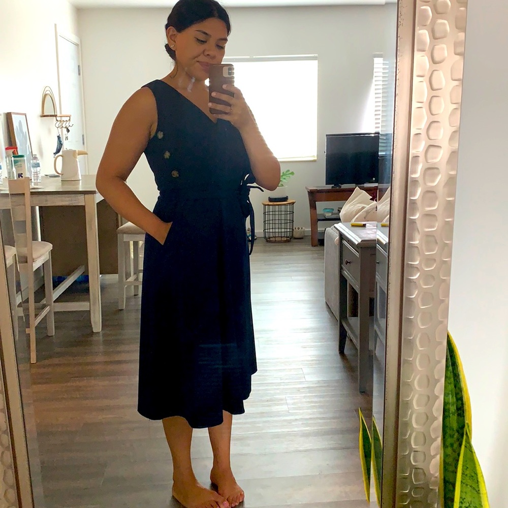 Blue nautical dress